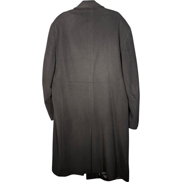 Saks Fifth Avenue Loro Piana Men's Black Coat Wool Cashmere Luxury 46L - Picture 2 of 13